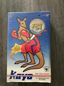 1991-92 Kayo Premiere Edition Round One Boxing Wax Box 36 Packs SEALED - Picture 1 of 5