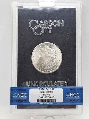 1884-CC NGC MS65 Morgan Silver Dollar In GSA Holder **HIGH GRADE** 77-015 - Image 1 of 4