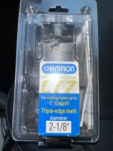 Champion CT7 2-1/8in. Carbide Tipped Hole Saw 1in Depth for Drilling Metal - Picture 1 of 4