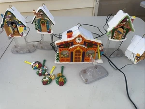 Mr Christmas Disney Topolino Clock Shop 1993 parti musicali animate/riparazione - Foto 1 di 11
