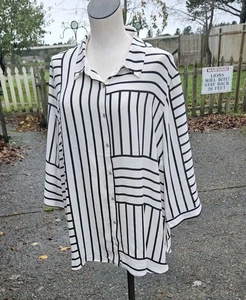 Camicetta classica elegante di Rose + oliva bianco e nero 2x - Foto 1 di 4