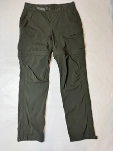 REI wandelbare Damenhose Größe 8 zierlich oliv Cargotaschen Wandern Gorp 1446 - Bild 1 von 10
