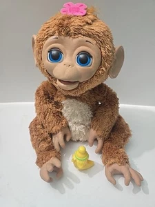 FurReal Friends Cuddles My Giggly Monkey mascota interactiva grande Hasbro 2012 funciona - Imagen 1 de 7