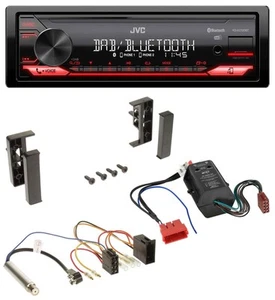 JVC DAB MP3 Bluetooth USB Autoradio für Audi A2 A3 8L A6 C5 A4 B5 Bose Aktivsyst - Bild 1 von 8