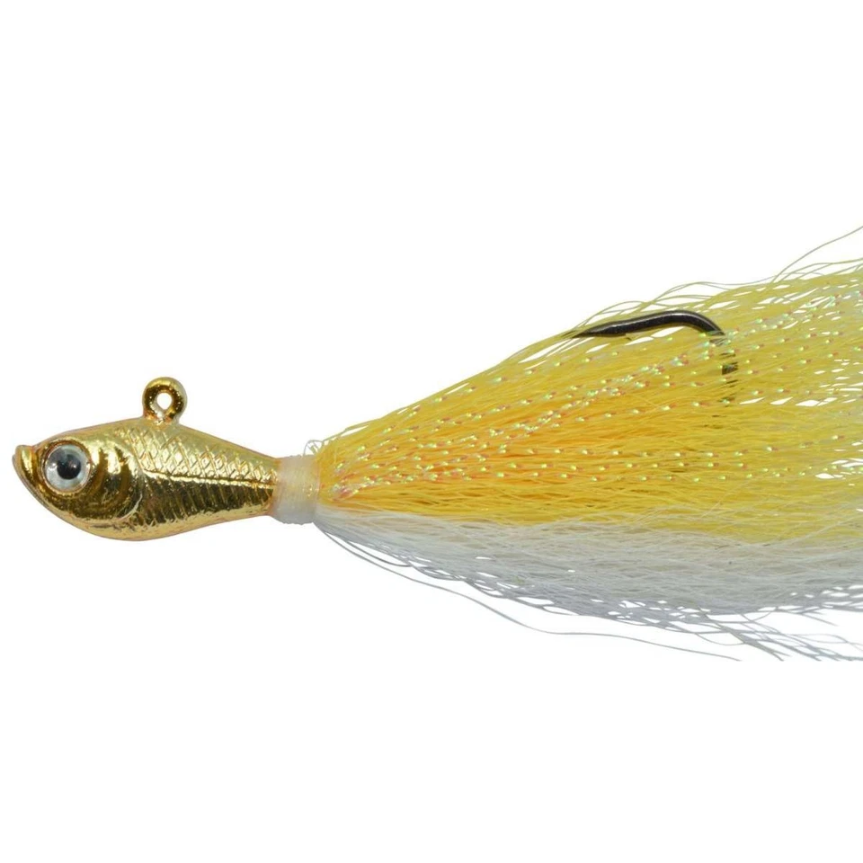SPRO Sbtjcrg-1 Prime Bucktail Jig 1 Oz Chrome Gold