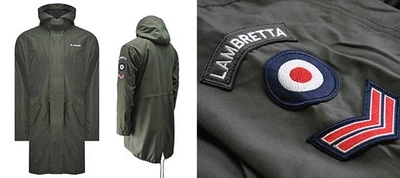 Lambretta Men's women's Retro Fishtail Parka jacket coat medium size 12 14 40" - Image 1 of 4