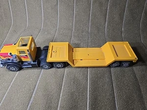 Vintage 1983 Buddy L KENWORTH Lowboy Truck and Trailer - Picture 1 of 7
