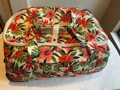 Bolso de lona con ruedas Lug Barnstormer, bolsa de viaje, nuevo sin etiquetas Lush Luau Foto 1 de 4