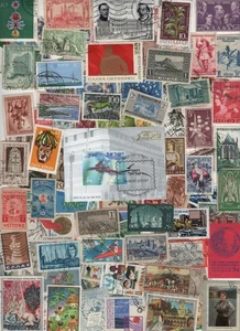 100 verschiedene gestempelte Briefmarken weltweit 29.09.2025Z - Bild 1 von 1
