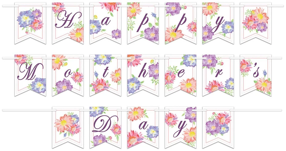 Transmisor Feliz Día de la Madre de Talla 6" x 12' para Halloween - Beistle Foto 1 de 1