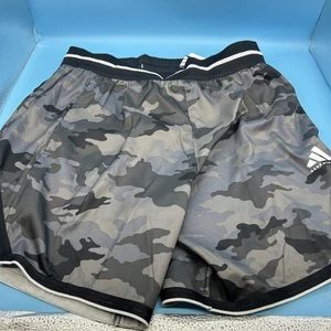 Adidas Basketball Shorts Crazylite Camo Grey 7" Inseam Mens Size M JP1211 Loose - Picture 1 of 11