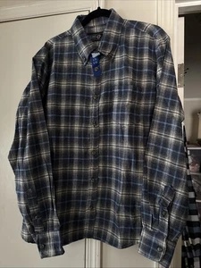 Northern Expedition Herren Button Down Lg Multi Langarm Flanell Jagd SHIRT - Bild 1 von 6