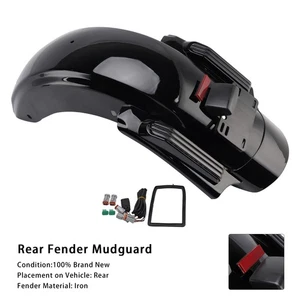 Rear Fender System Fit For Touring Road Glide Street Glide CVO 2023-2025 Black - Picture 1 of 14