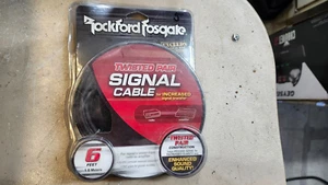 Rockford Fosgate RFI-6 Twisted Pair Signal 2 Channel RCA Interconnect Cable - Picture 1 of 2