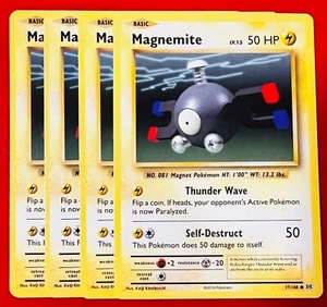 4x Magnemite 37/108 Pokémon TCG XY Evolutions NM Playset Lot Common - Picture 1 of 1