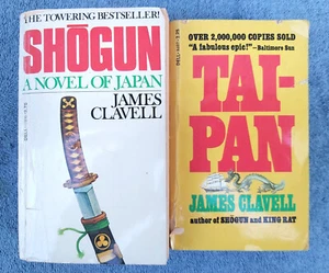 James Clavell Shogun 1978 27th prntg & Tai-Pan 1976 5th prntg - Picture 1 of 4