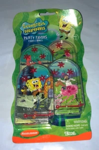 2001 Spongebob Squarepants TARA TOY Party Favors #55130 Pinball Games RARE VHTF - Picture 1 of 2