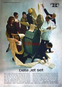 Teletype Model 33 Data Terminals 1969 Advert PRINT #3 : Original Ad to Frame - Picture 1 of 1