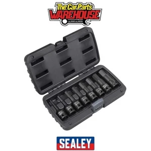 Sealey AK5600 Premier Imperial Hex Impact Socket Bit Set 1/2"Sq Drive 8pc - Picture 1 of 5