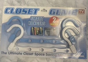 Schrank Genie Smart Kleiderbügel Home Organisation Kleidung Aufhänger Zubehör 2er-Pack - Bild 1 von 2