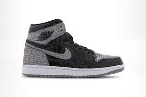 Air Jordan 1 Retro High OG Rebellionaire Black White Particle Grey - US11.5 - Picture 1 of 7