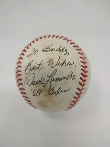Dave Lemonds Signed Leonard Coleman NL Baseball COA BUF - Picture 1 of 2