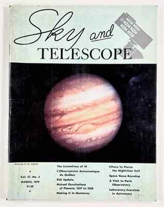 Sky and Telescope Magazine March 1979-Paris Observatory -Occulations of Planets - Picture 1 of 3
