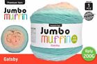 100% 8 Ply Knitting Yarn Jumbo Premium Acrylic Crochet Craft 200G Super Soft 5Pc