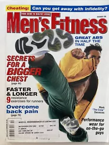 Men's Fitness Magazine November 1998 On Cover Mark "The Crow" Dacascos - Picture 1 of 3