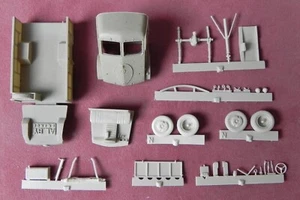 Peugeot DMA camion non bâché, german army truck, , kit résine1:72 ALBY - Foto 1 di 9