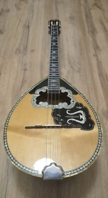 Greek Bouzouki with HARDCASE & PICK UP & TUNER & 300 BACKING TRACK WITH SCORES  - Image 1 of 4