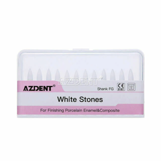 AZDENT FG 1470500114 Dental Polishing Stone - 12 Pack