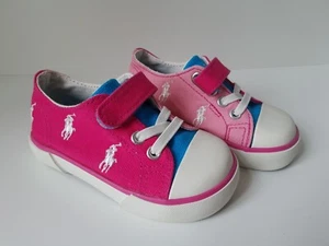 Polo Ralph Lauren Kinder Schuhe / Sneaker / Laufschuhe Gr. 20 Mädchen Pink Rosa - Bild 1 von 12