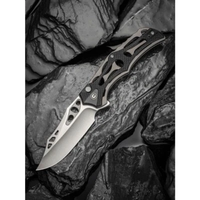 Cuchillo Plegable Civivi Biofásico 3.5" Hoja de Acero Nitro V Satinado Aluminio/Mango G10 Foto 1 de 4