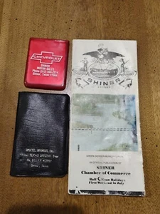 SHINER, Texas Memorabilia From 1970s. Map, Notebook And Mirror - Picture 1 of 10