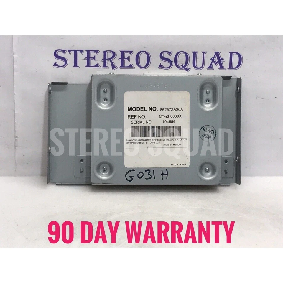 Módulo de control del sistema de navegación Subaru Tribeca 2008 86257XA20A "G031H" Foto 1 de 4