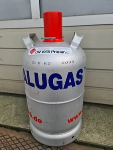 Alugasflasche 11kg leer , Alugas, Camping, Wohnmobil, Wohnwagen UN 1965 Propan - Bild 1 von 1
