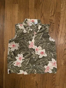 Vintage Women’s Floral Top Large - Picture 1 of 5