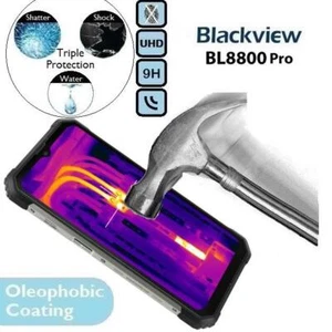 100%Genuine Tempered Glass Screen Protector (BL880 Pro) For Blackview BL8800 Pro - Picture 1 of 2