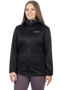 FXR Pulse Womens Softshell Jacket Black/Gray - Picture 1 of 3