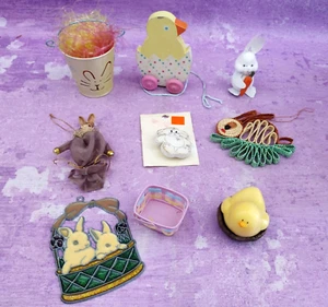 Lote de Pascua Coleccionables Decoración Pollitos Conejitos Atrapasol Adornos De Colección Surtido - Imagen 1 de 17