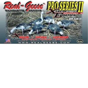 Real Geese Silhoutte Blue Goose Decoys with Carry Bag - Picture 1 of 3