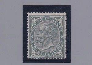 1866 Italie Royaume: 5C. Vert Gris Foncé Tirage De Turin L.31 (453/S13) - Picture 1 of 3