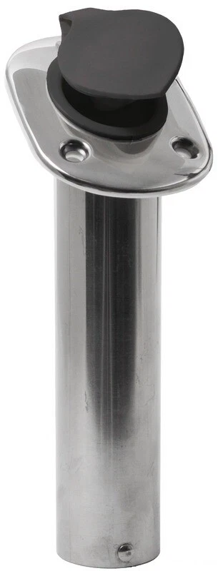 PORTACANNA DA INCASSO IN ACCIAIO INOX INCLINATO A 60° BARCA - Immagine 1 di 2