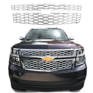 Cubierta de parrilla cromada para Chevy Tahoe Suburban 2015-2020 ls/lt - Imagen 1 de 3