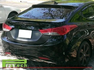Painted Color OE Type Trunk Spoiler + Roof Lip 2011-2014 Elantra MD Model 4Dr - Picture 1 of 2
