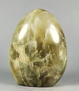 GARNIERITE Nickel Polished Green Moonstones Standup Display Stone - Madagascar - Picture 1 of 10