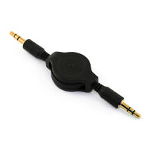 2x AUX Audio-Kabel Stereo 2x 3,5mm Klinke ausziehbar/versenkbar
