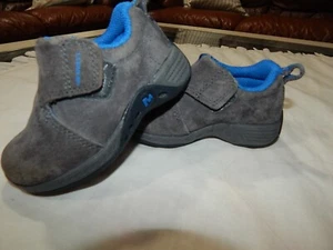 Merrells Boys 5M Infant Leather Jungle Moc Sport Shoes Grey - Picture 1 of 9