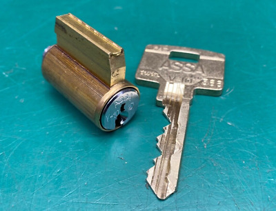ASSA Twin V-10 High-Security KIK Lock Cylinder W/ Key - Locksport Locksmith NOS • 47.95$